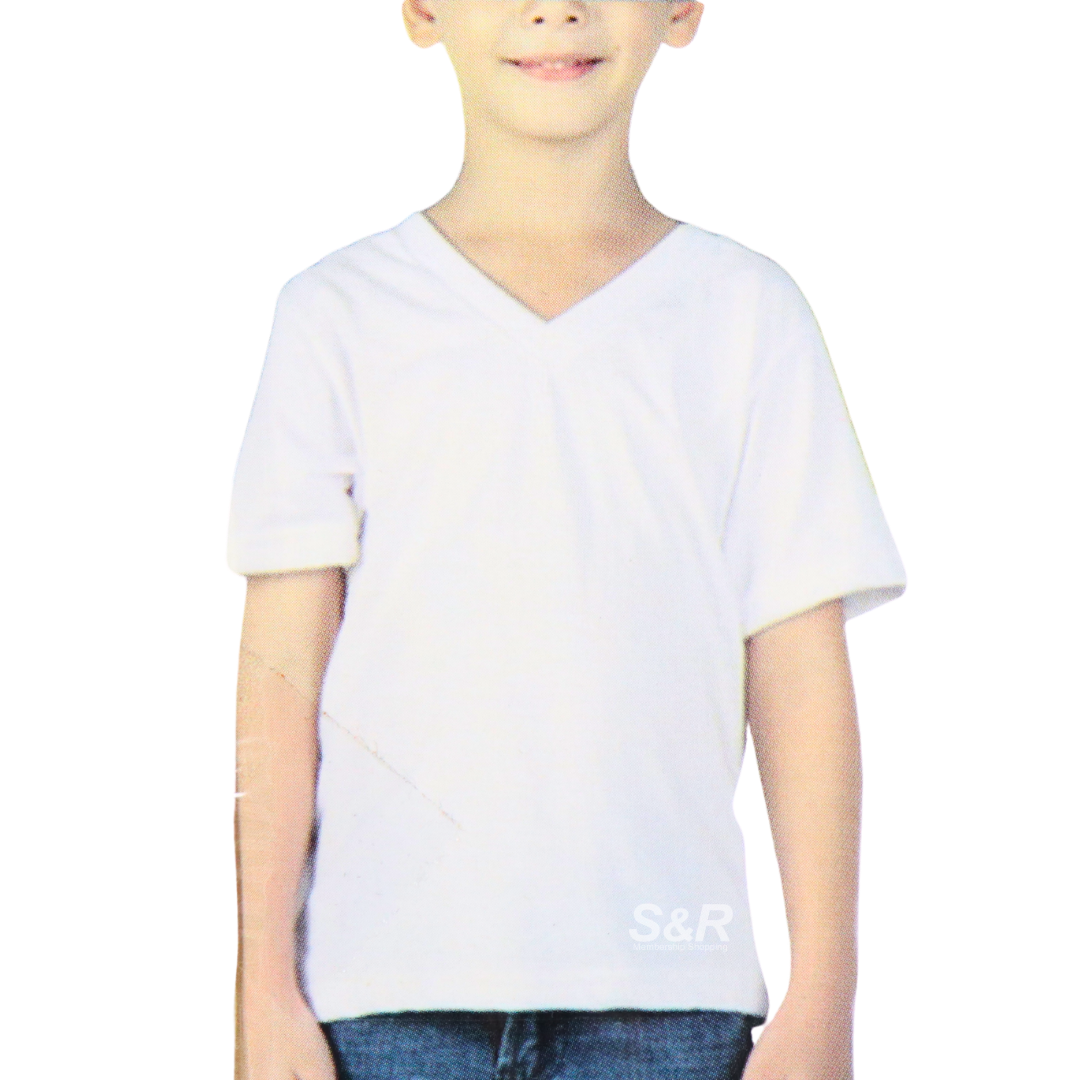 Cotton Tree 3-pack Boy's V-neck T-shirt Size 8